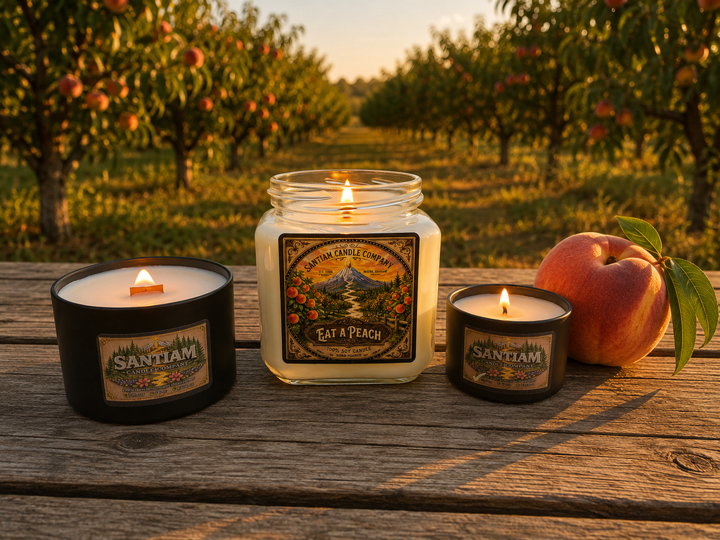 Eat a Peach | 15.5 oz Handcrafted Soy Candle