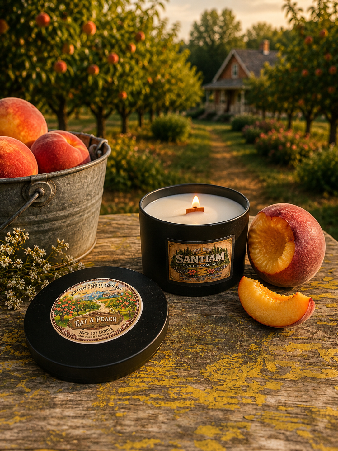 Eat a Peach | 7 oz Handcrafted Soy Candle