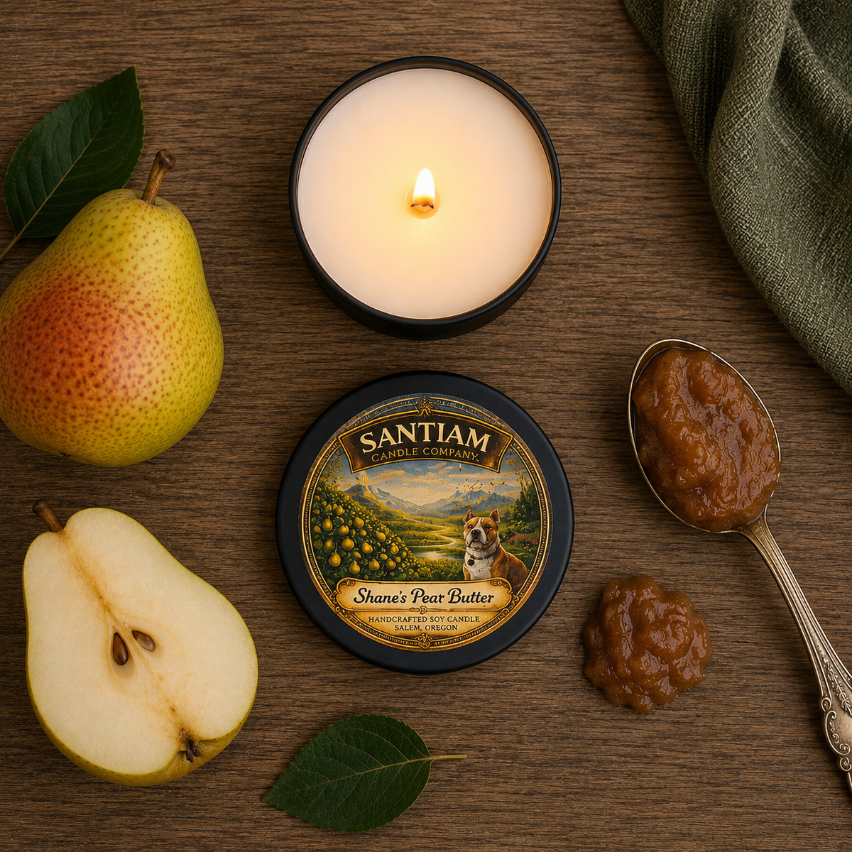 Shane's Pear Butter | 3.5 oz Handcrafted Soy Candle
