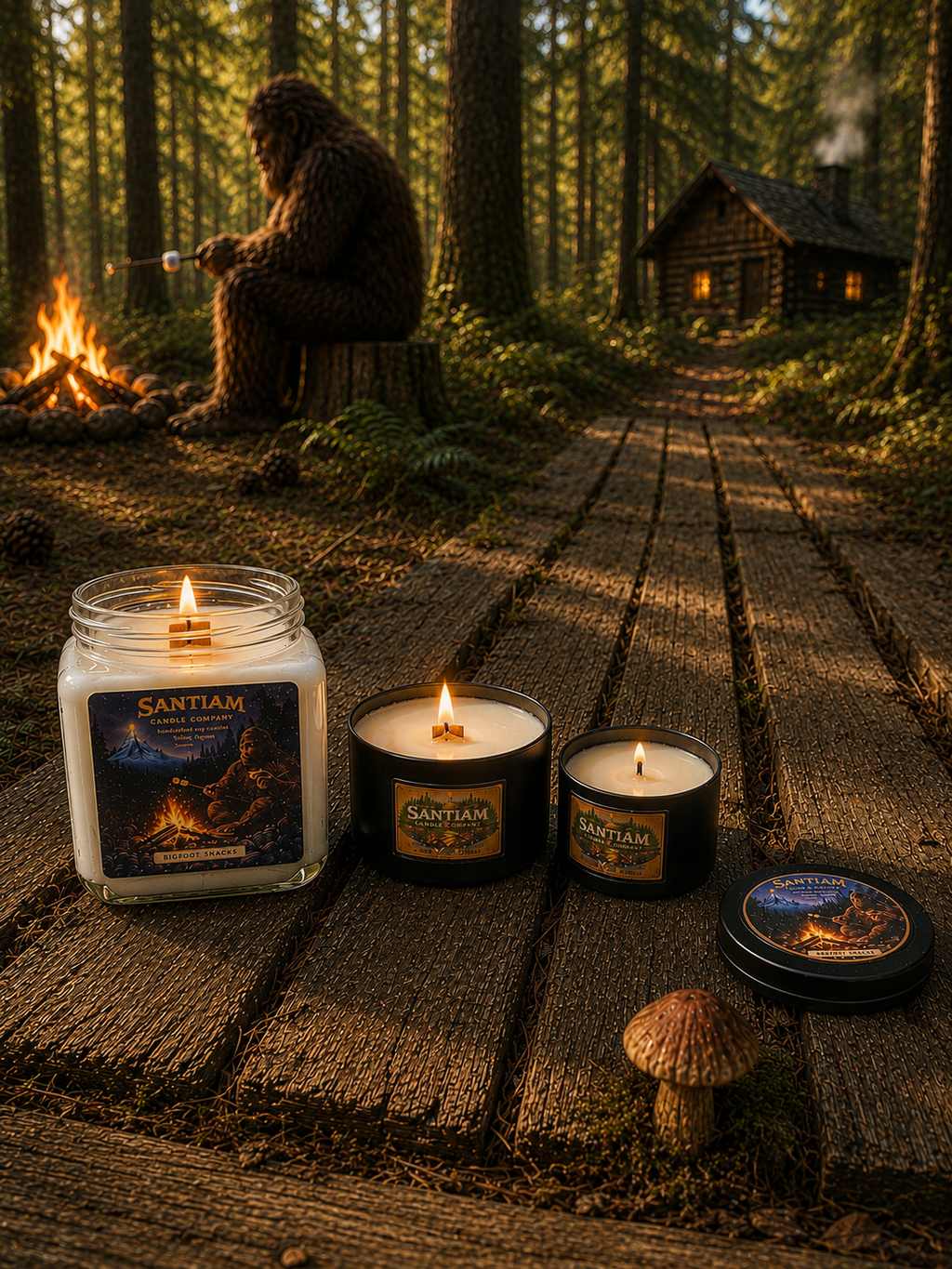 Bigfoot Snacks | 15.5 oz Handcrafted Soy Candle