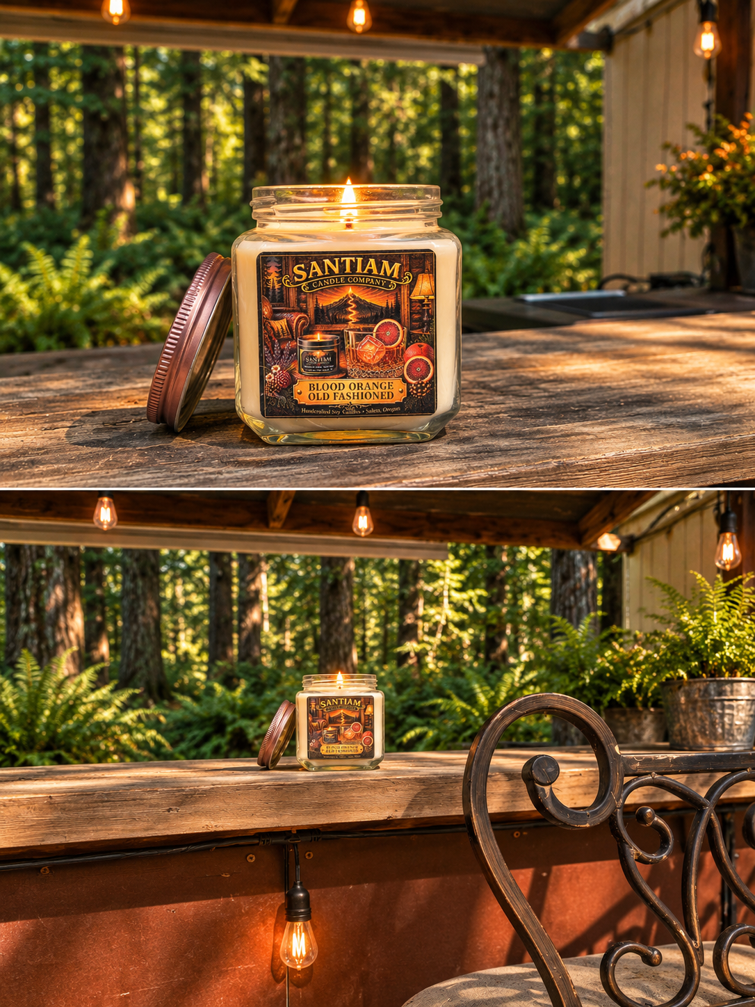 Blood Orange Old Fashioned | 15.5 oz Handcrafted Soy Candle