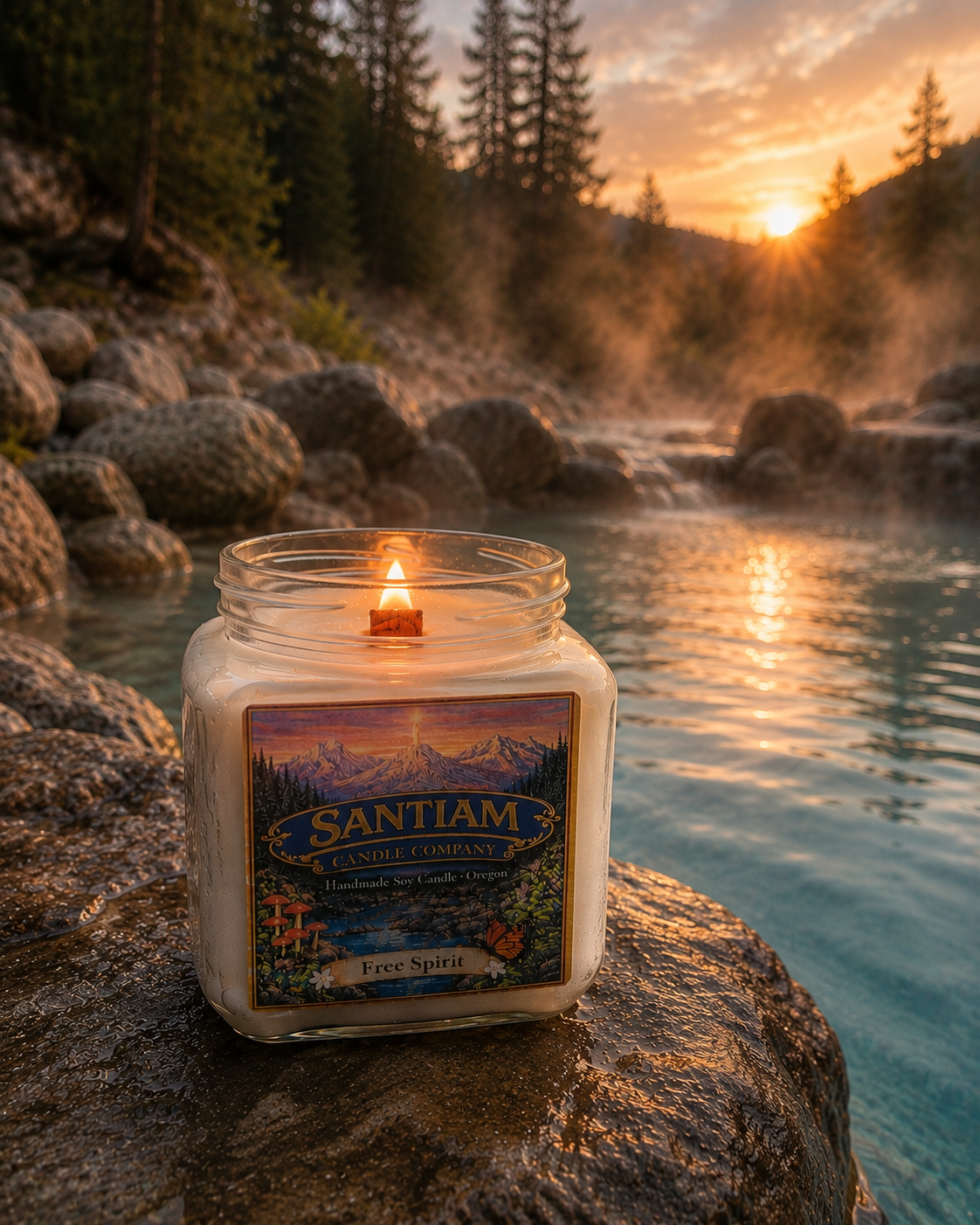 Free Spirit | 15.5 oz Handcrafted Soy Candle