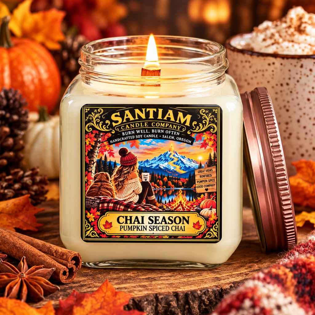 Chai Season | 15.5 oz Handcrafted Soy Candle