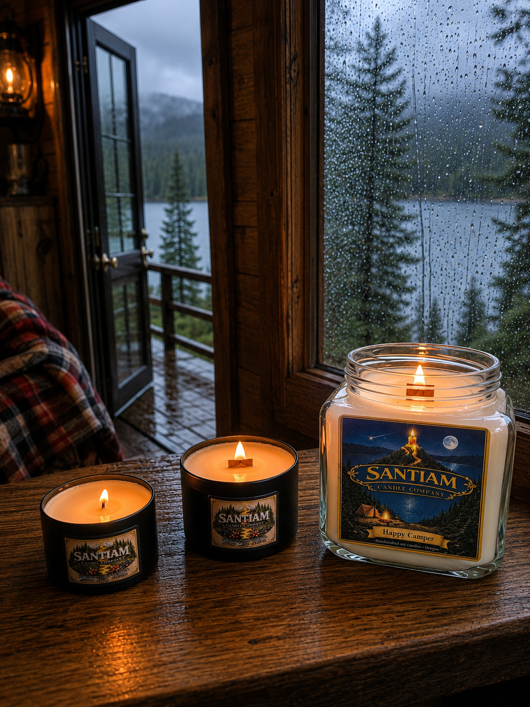 Happy Camper | 15.5 oz Handcrafted Soy Candle