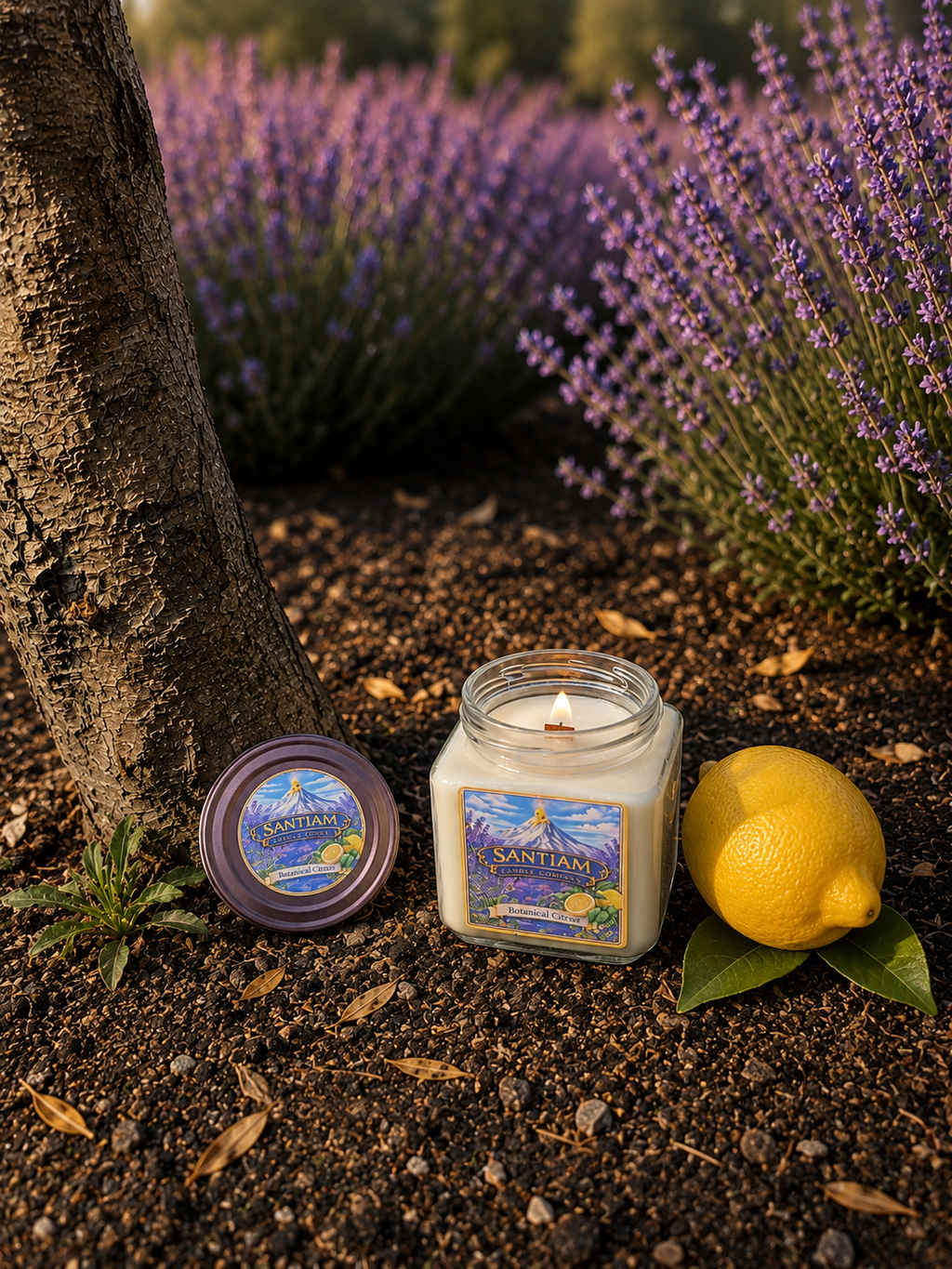Botanical Citrus | 15.5 oz Handcrafted Soy Candle