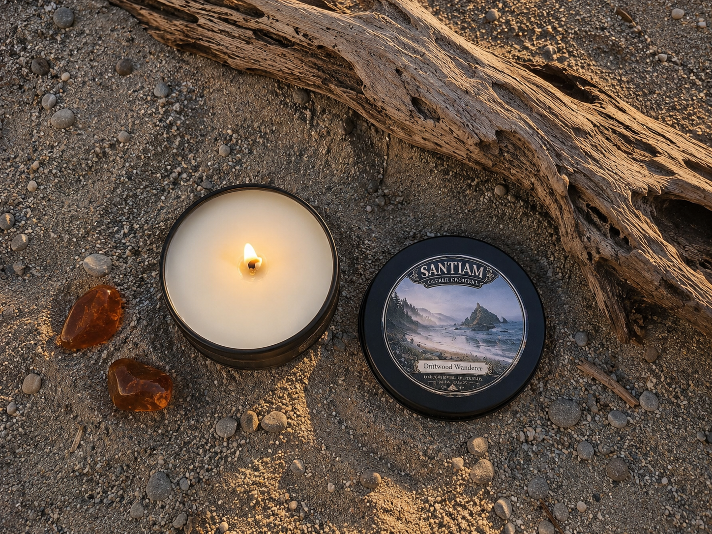 Driftwood Wanderer | 3.5 oz Handcrafted Soy Candle