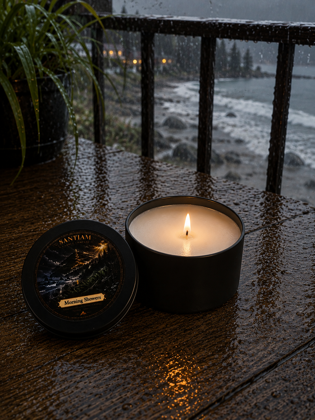 Morning Showers | 3.5 oz Tin | Handcrafted Soy Candle