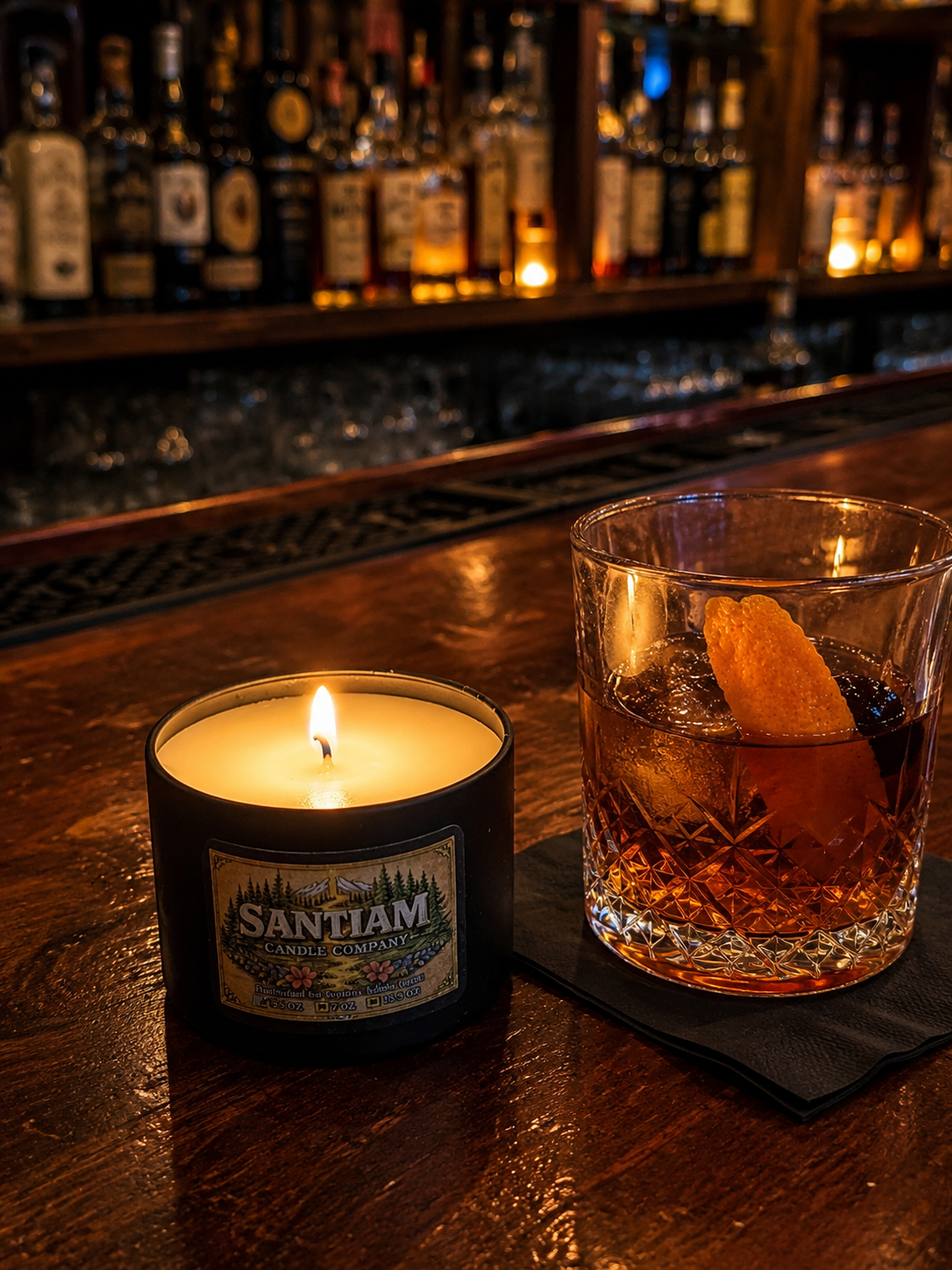 Blood Orange Old Fashioned | 3.5 oz Handcrafted Soy Candle