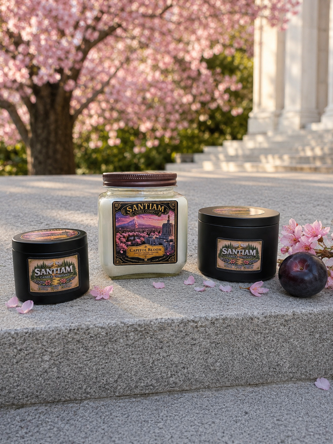 Capitol Bloom | 15.5 oz Handcrafted Soy Candle