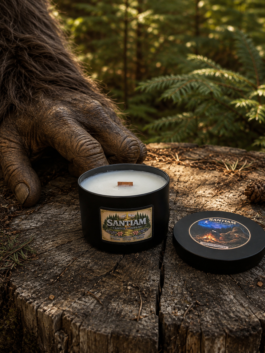 Bigfoot Snacks | 7 oz Handcrafted Soy Candle