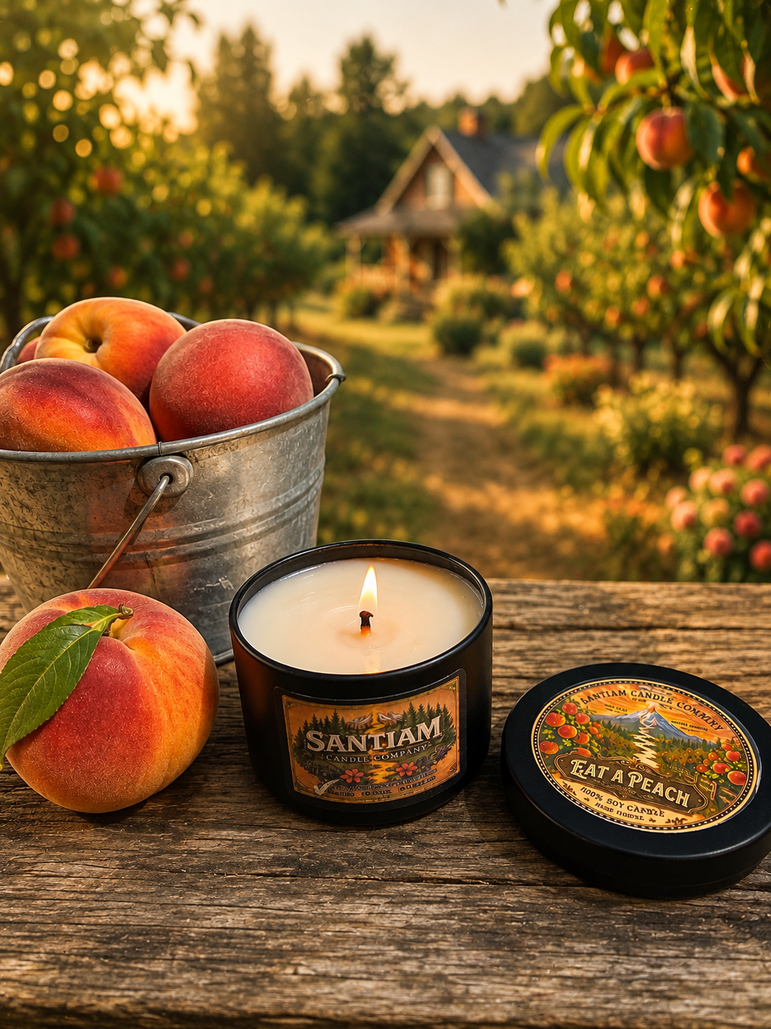 Eat a Peach | 3.5 oz Handcrafted Soy Candle