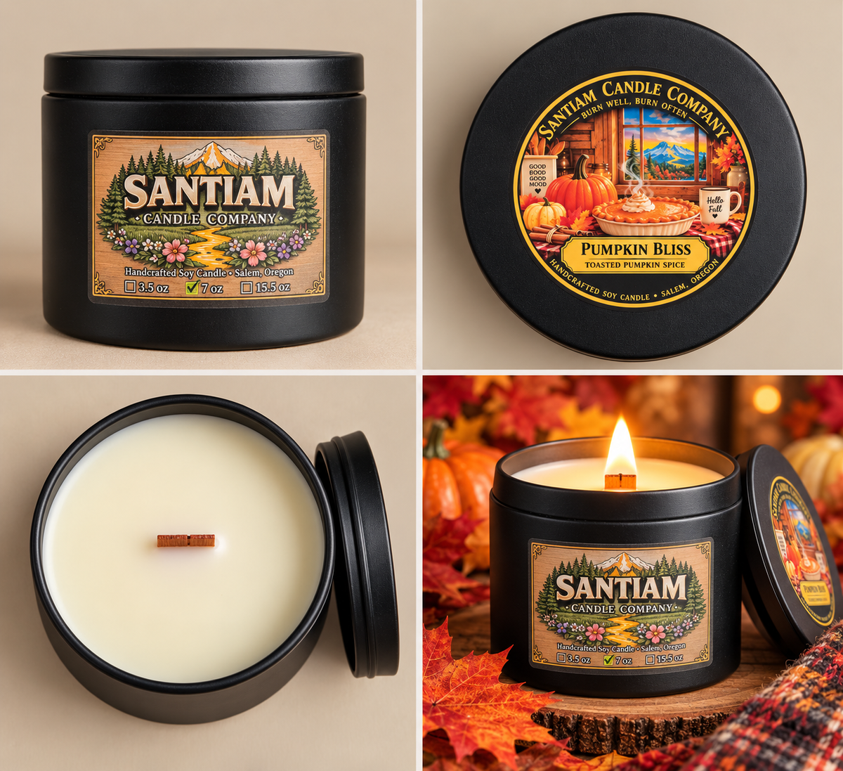 Pumpkin Bliss | 7 oz Tin