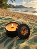 Tan Lines | 7 oz Tin | Handcrafted Soy Candle