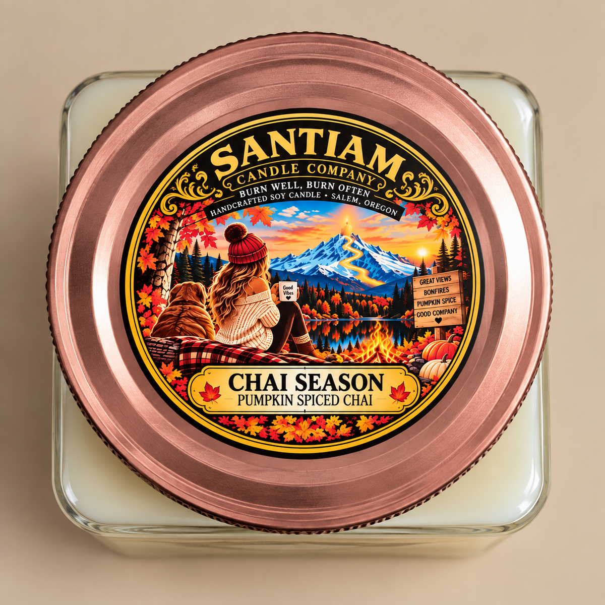 Chai Season | 15.5 oz Handcrafted Soy Candle
